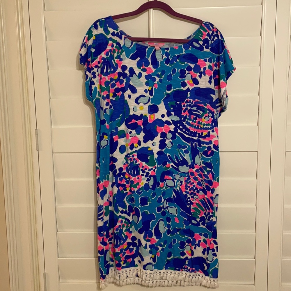 Short sleeve Lilly Pulitzer t-shirt dress